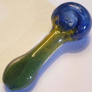 New Blue Green & Yellow Glass Piece